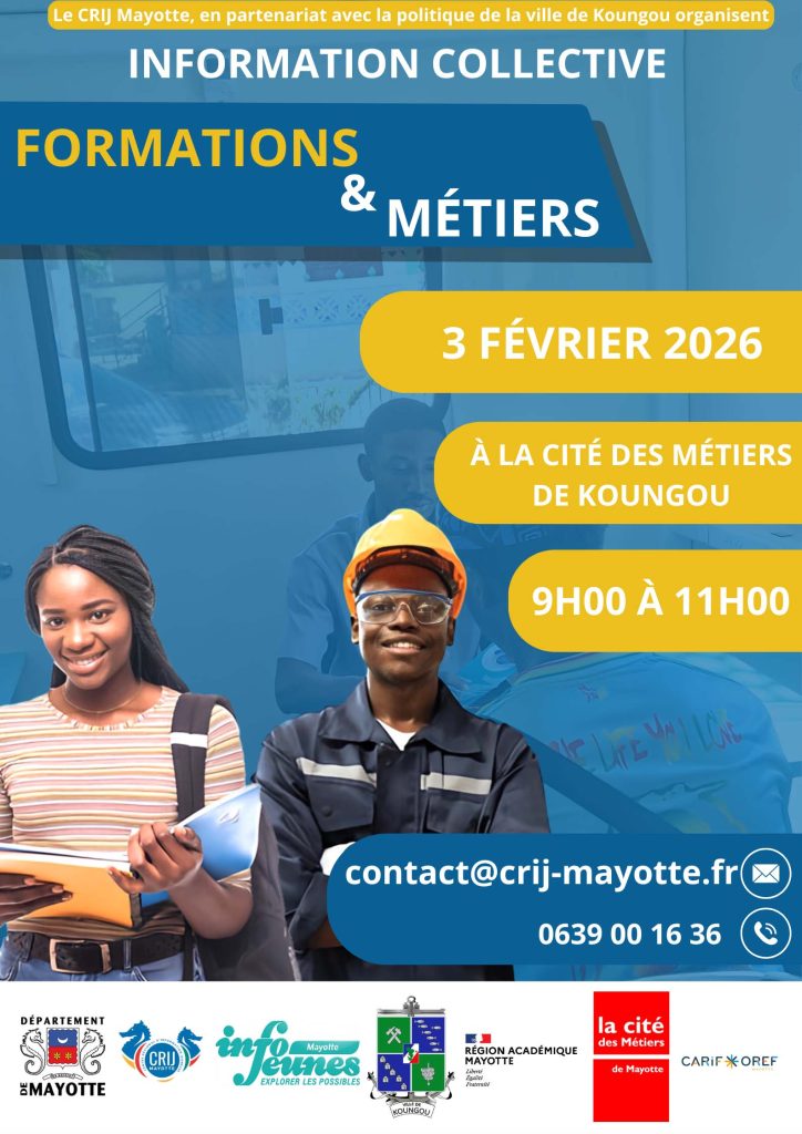 Info métiers & formations à Koungou