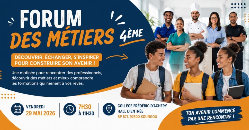 Forum des Métiers 4ème à Koungou